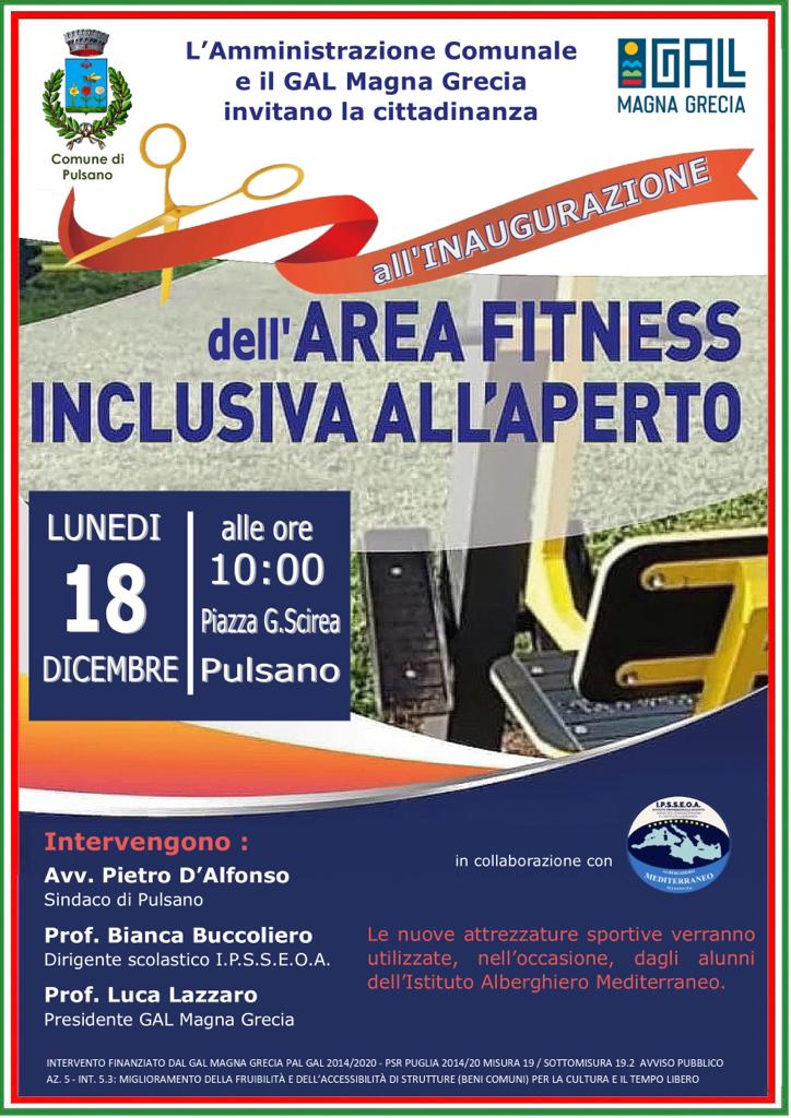 LOCANDINA INAUGURAZIONE 18 DIC. 2023 COMUNE DI PULSANO